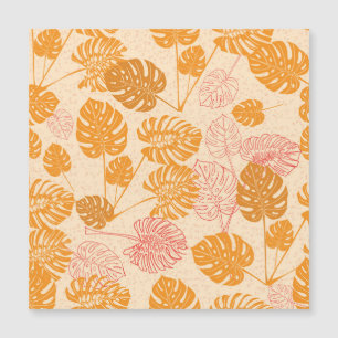 Monstera leaves: tropical silhouette seamless