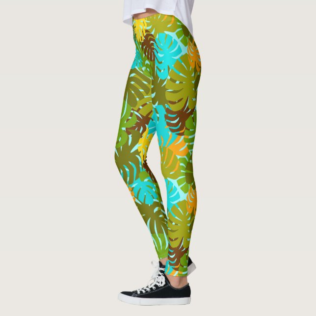 Monstera Leggings (Left)