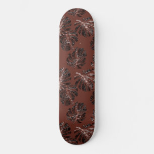 Monstera Leo Animal Print Glam 7 Skateboard