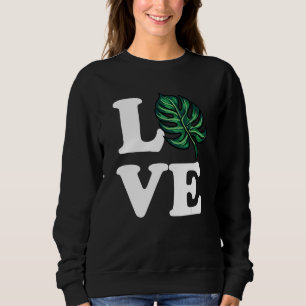 Monstera Love Plant Sweatshirt