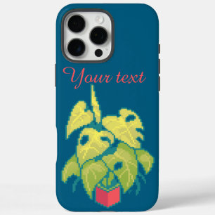 Monstera Pixel Art iPhone 16 Pro Max Case