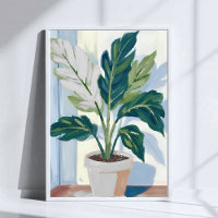 Monstera Plant | Houseplant Botanical Art 