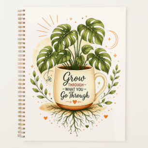 Monstera Plant in Coffee Mug   Cosy Botanical  Planner