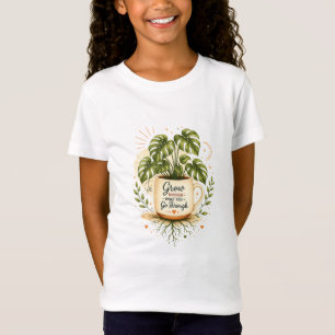 Monstera Plant in Coffee Mug Cosy Botanical T-Shirt
