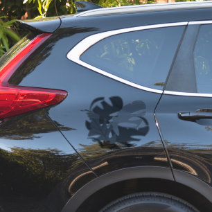 Monstera plant leaf  Car Decal