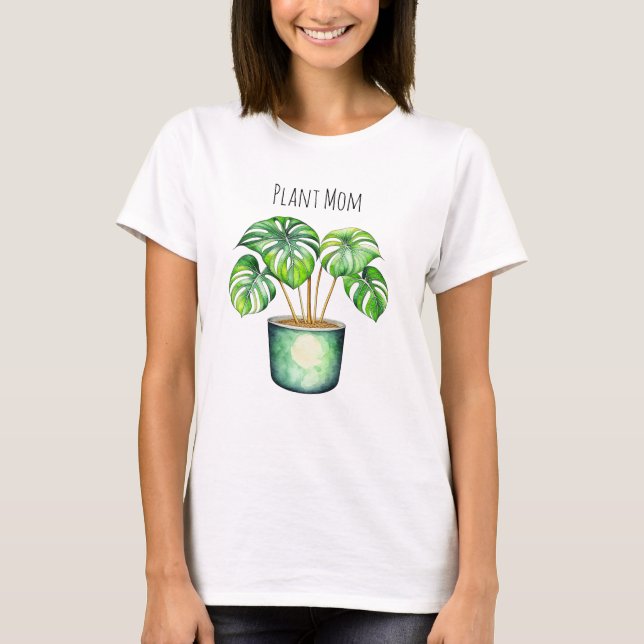 Monstera plant | Plant Mum  T-Shirt (Front)