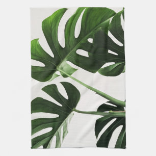 Monstera Swiss Cheese Plant Tropical Dish Tea Towel