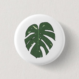 Monstera Thai Constellation 3 Cm Round Badge