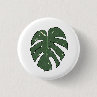 Monstera Thai Constellation 3 Cm Round Badge