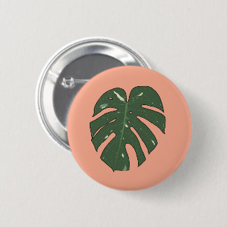 Monstera Thai Constellation 6 Cm Round Badge