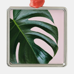 Monstera Tropical Leaf Metal Tree Decoration