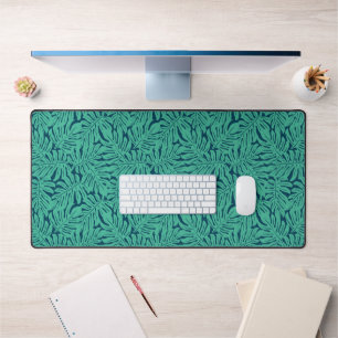 Monstera Tropical Leaf Pattern Desk Mat