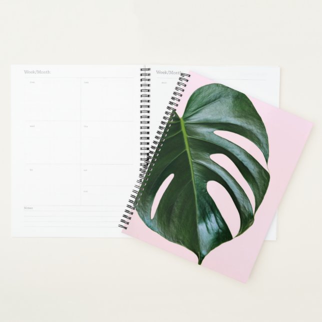 Monstera Tropical Leaf Planner (Display)