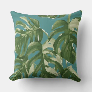 Monstera Tropical Plant Cushion