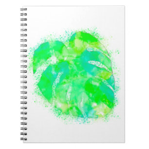 Monstera Watercolor Notebook