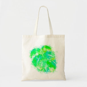 Monstera Watercolor Tote Bag