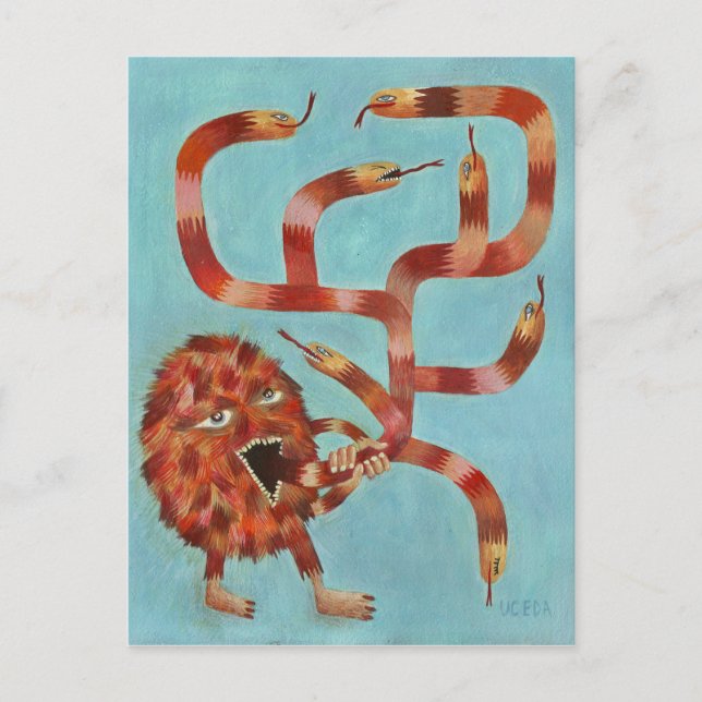 Monsterbation Postcard (Front)