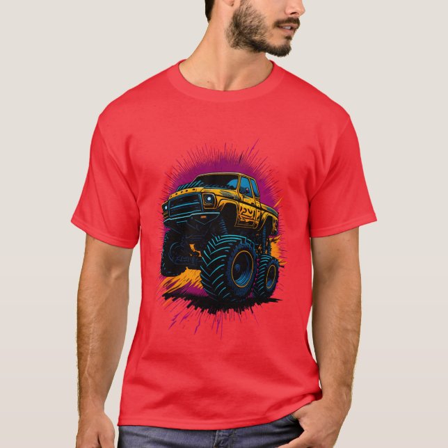 Monsterruck Car Offroad funny T-Shirt (Front)