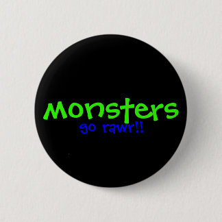 Monsters!! 6 Cm Round Badge