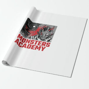 MONSTERS ACADEMY WRAPPING PAPER