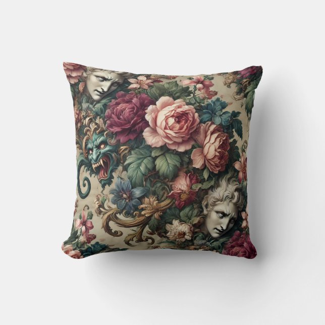 Monsters Amongst Men – Gothic Baroque  Cushion (Front)