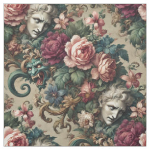 Monsters Amongst Men – Gothic Statement Tile Fabric