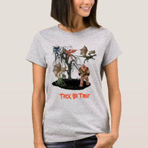 Monsters Goblins Creatures Halloween  T-Shirt