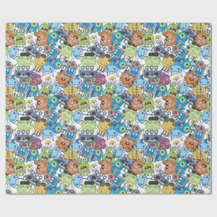 Monsters in the Box TR Wrapping Paper
