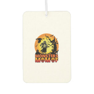 Monsters Mum Halloween Monster Ghost Skeleton Spoo Car Air Freshener