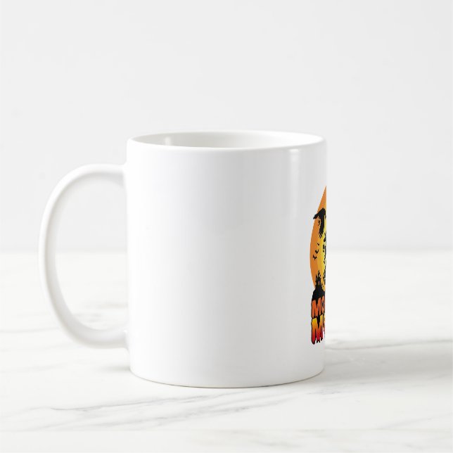 Monsters Mum Halloween Monster Ghost Skeleton Spoo Coffee Mug (Left)