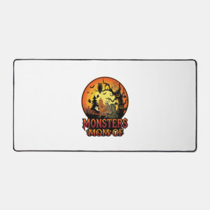 Monsters Mum Halloween Skeleton Pumpkin Owl Spooky Desk Mat