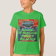 Monsters of Steel and Flesh Kids T-Shirt