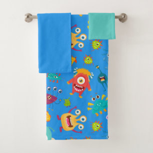 Monsters Time Bath Towel Set