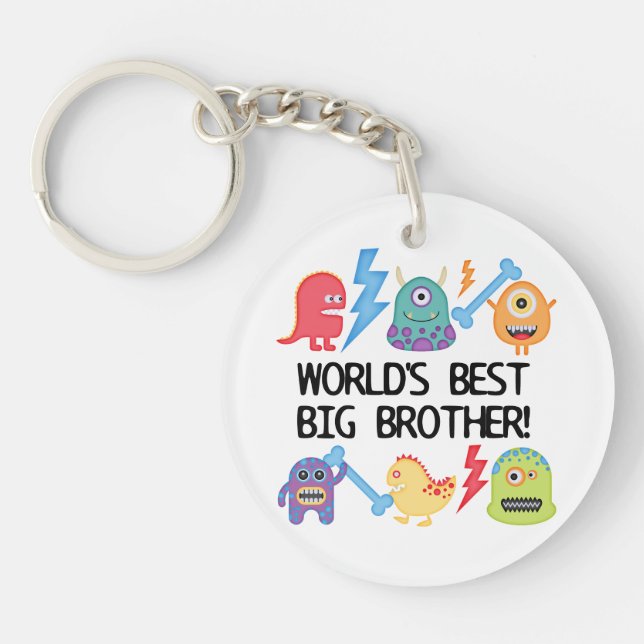 Monsters World Best Big Brother Key Ring (Front)