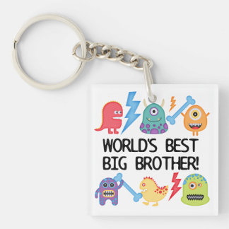Monsters World Best Big Brother Key Ring