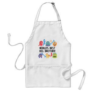Monsters World Best Big Brother Standard Apron