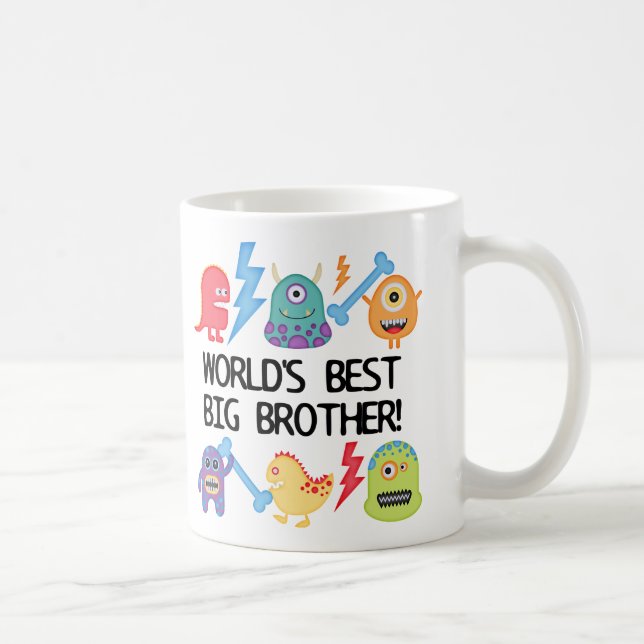 Monsters World's Best Big Brother Coffee Mug (Right)