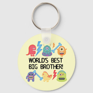 Monsters World's Best Big Brother Key Ring