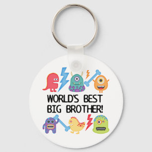 Monsters World's Best Big Brother Key Ring