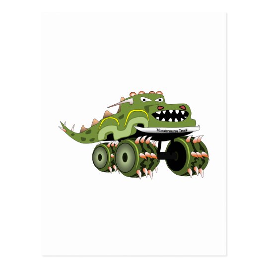 Monstersaurus Truck Postcard