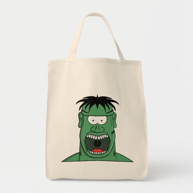 Monstrous creature that comes to life and screams tote bag (Front)