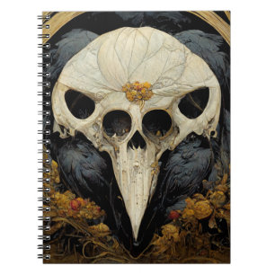 Monstrous Raven Horror Goth Gothic Notebook