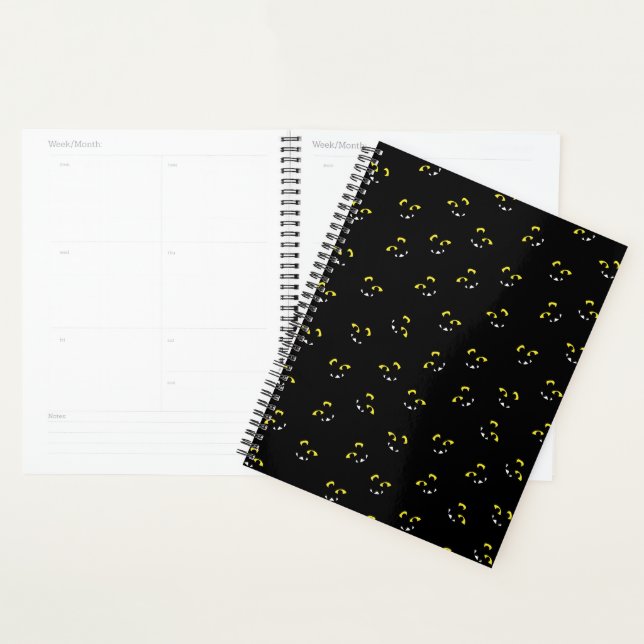 Monstrous trick-or-treat planner - black and green (Display)