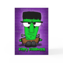 Monstrously Fun Frankie Halloween Card