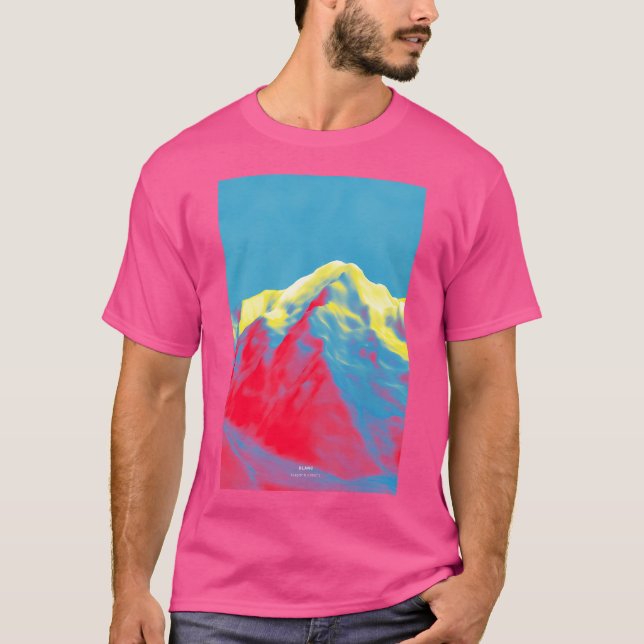 Mont Blanc Baseball  Sleeve T-Shirt (Front)