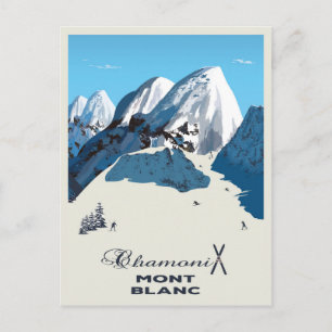 Mont Blanc, Chamonix, Postcard