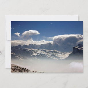 Mont Blanc France Holiday Card