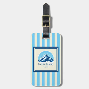 Mont Blanc France mountain Luggage Tag