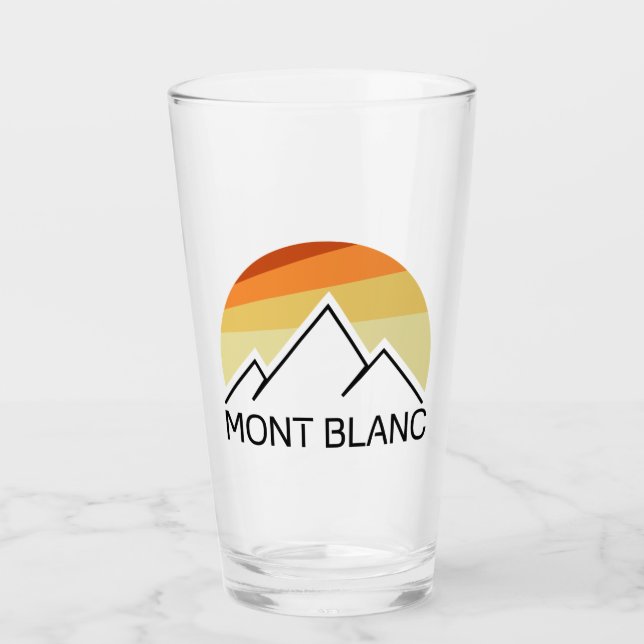 Mont Blanc France Retro Glass (Front)