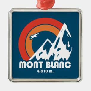 Mont Blanc France Sun Eagle Metal Tree Decoration